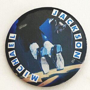 VINTAGE Michael Jackson Pinback Button Thriller Era 1984 Triumph Merchandising
